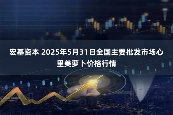 宏基资本 2025年5月31日全国主要批发市场心里美萝卜价格行情